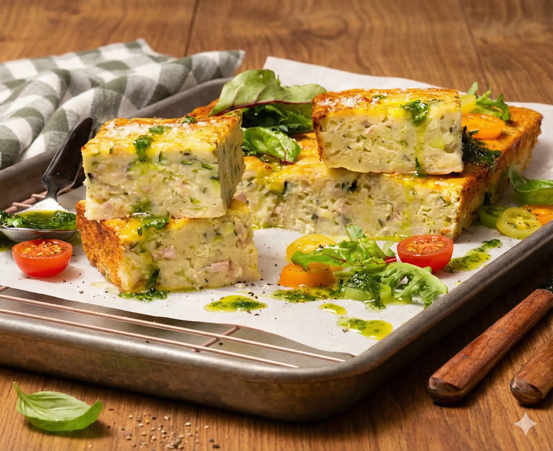 Zucchini Slice - weeknight winner